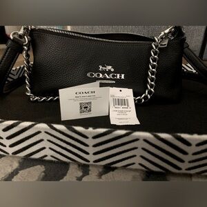 Small black coach crossbody